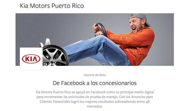 Kia Puerto Rico registra exito con campaña en Facebook  - Article cover image.