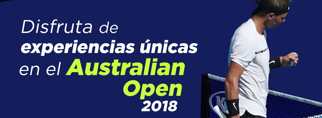 Kia te lleva al Australian Open 2018 - Article cover image.